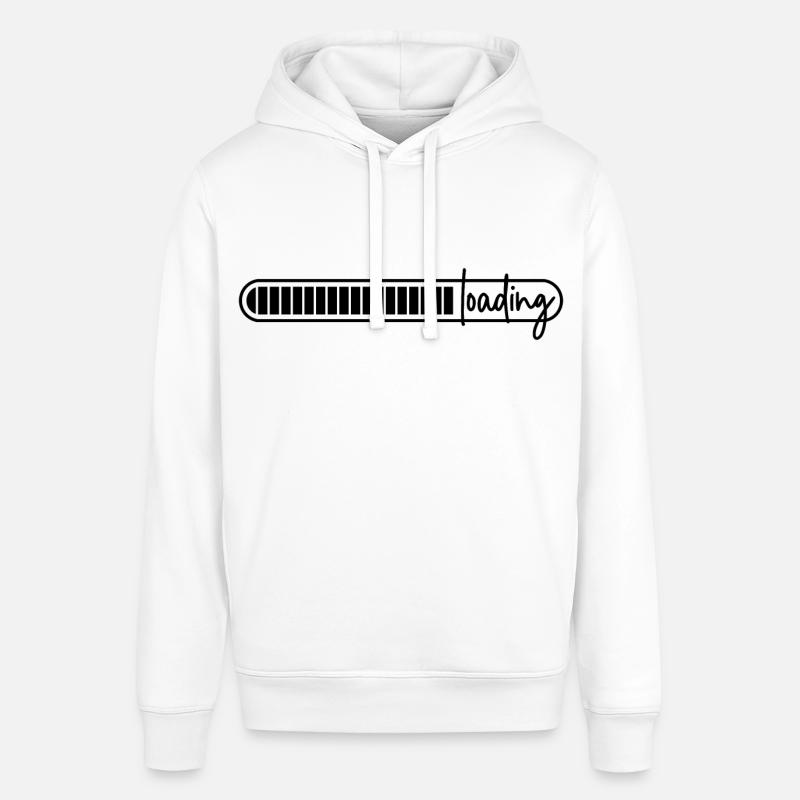 loading bar - loading - loading - Stanley/Stella SOUNDER Unisex Hoodie - white