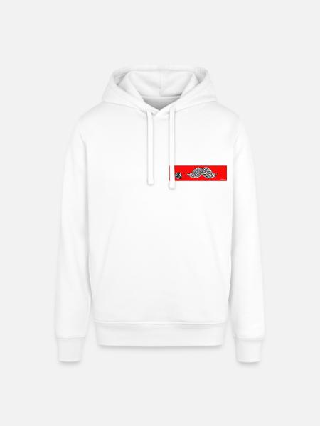 SCHNURBART STUDIOHAKA - Stanley/Stella Unisex Hoodie SOUNDER - Weiß