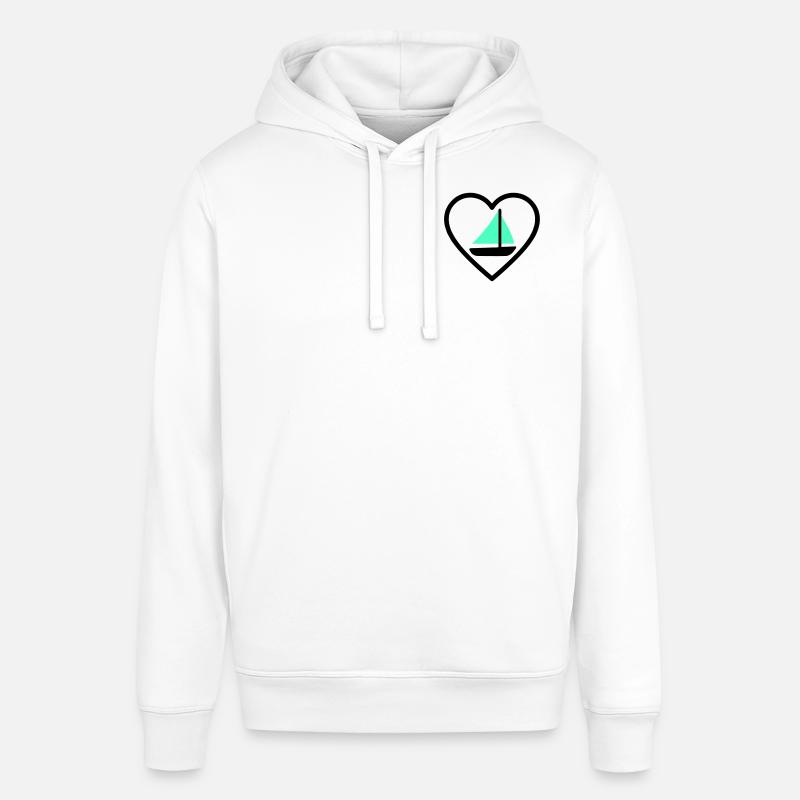 Cuore Vela – Passione Navigazione - Sweat à capuche SOUNDER Stanley/Stella Unisexe - blanc