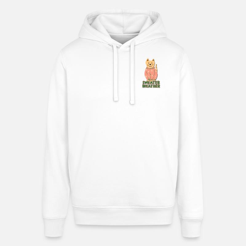 Météo des pulls - Sweat à capuche SOUNDER Stanley/Stella Unisexe - blanc