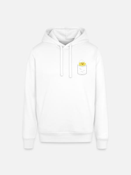 Mignon poche poitrine - Sweat à capuche SOUNDER Stanley/Stella Unisexe - blanc