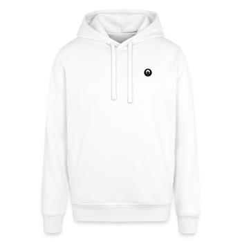 Avatar MDZ - Jeu de Go, Noir et Blanc - Sweat à capuche SOUNDER Stanley/Stella Unisexe - blanc - Devant - Alina (178cm) & Michal (187cm)