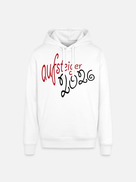 Aufsteiger 2026 Aufstieg - Stanley/Stella Unisex Hoodie SOUNDER - Weiß