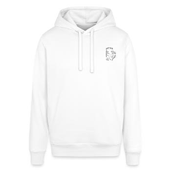 Bier Maßkrug - Stanley/Stella Unisex Hoodie SOUNDER - Weiß - Vorne - Alina (178cm) & Michal (187cm)