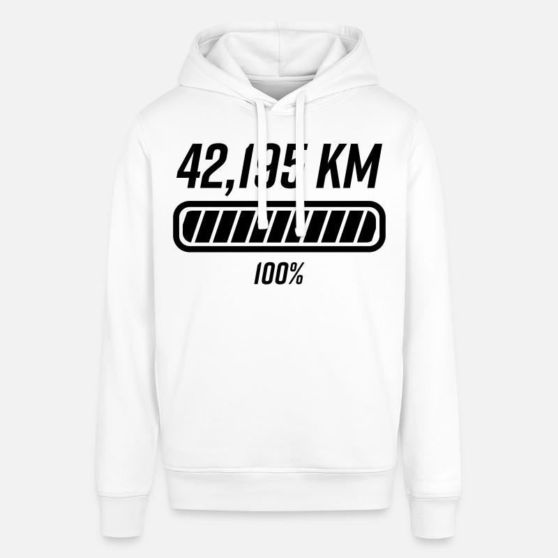 Marathon Marathon Runner Loading Course - Stanley/Stella SOUNDER Unisex Hoodie - white