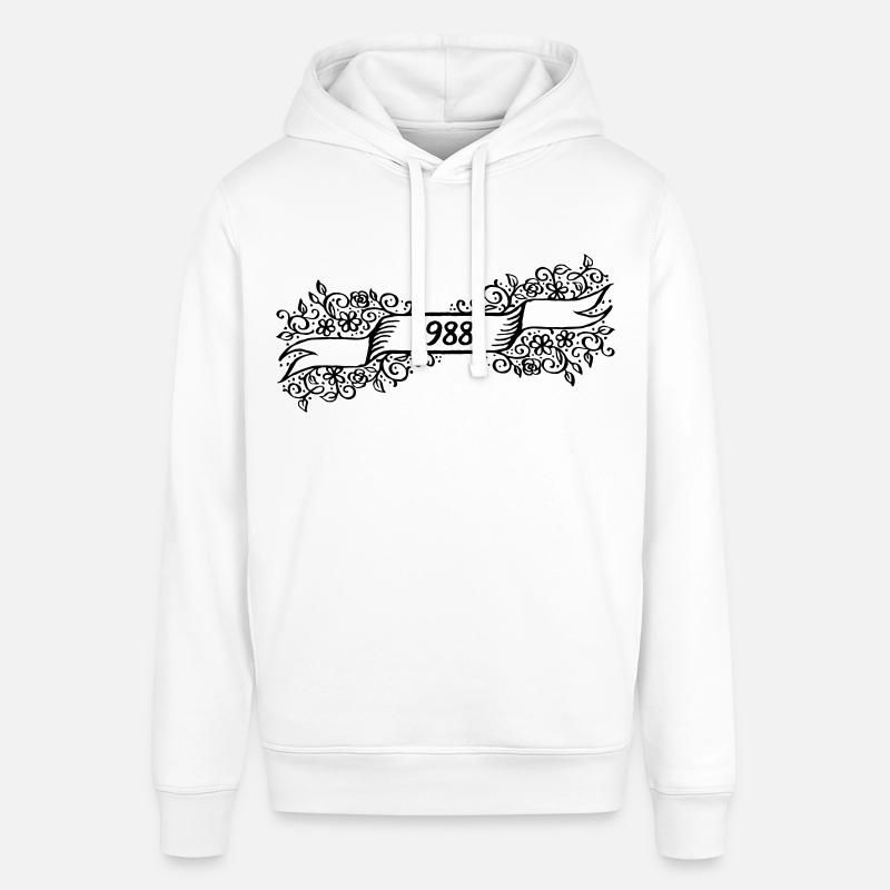 1988 Cadeau d’anniversaire - Sweat à capuche SOUNDER Stanley/Stella Unisexe - blanc