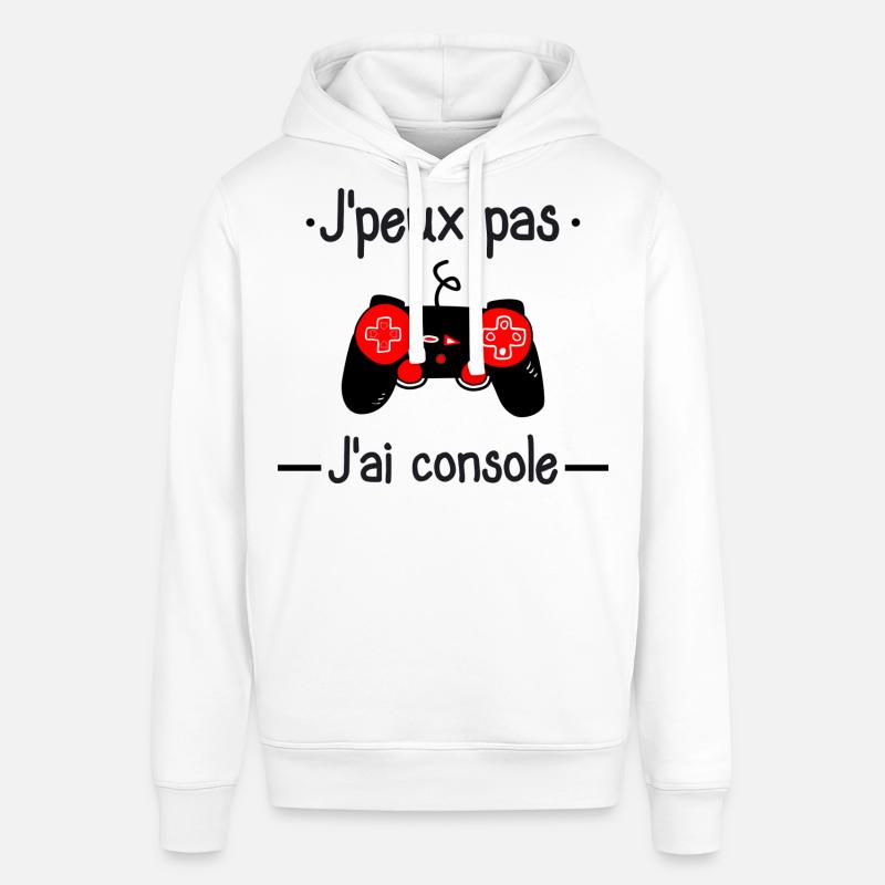 J'peux pas j'ai console - Sweat à capuche SOUNDER Stanley/Stella Unisexe - blanc
