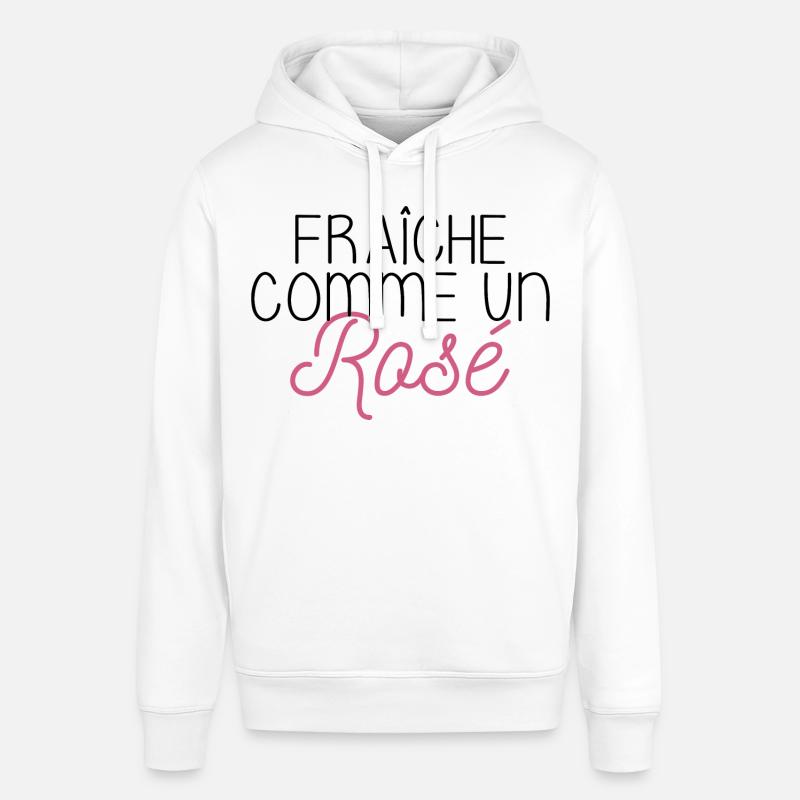 FRAICHE COMME UN ROSÉ - Sweat à capuche SOUNDER Stanley/Stella Unisexe - blanc