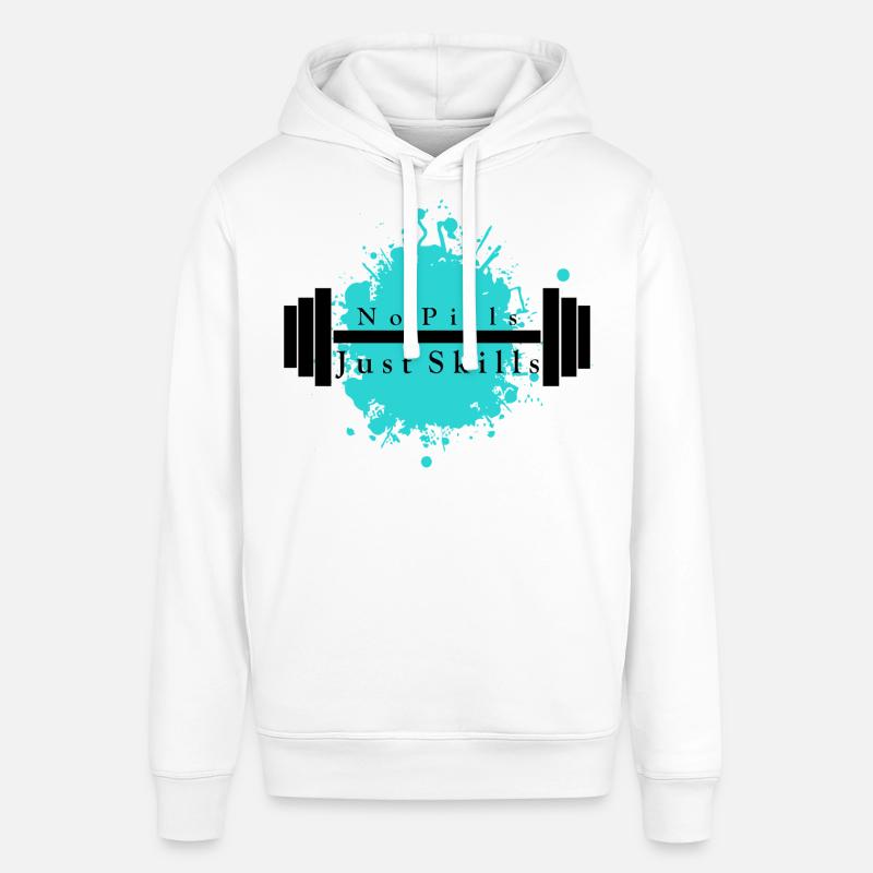 Pas de pilules - Juste des compétences - Sweat à capuche SOUNDER Stanley/Stella Unisexe - blanc