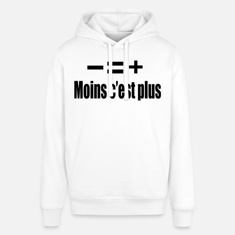 Moins C’est Plus - Sweat à capuche SOUNDER Stanley/Stella Unisexe - blanc