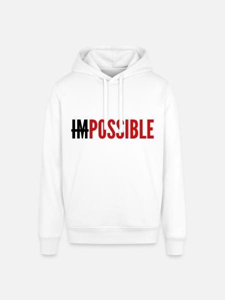 IMPOSSIBLE - POSSIBLE - Stanley/Stella SOUNDER Unisex Hoodie - white