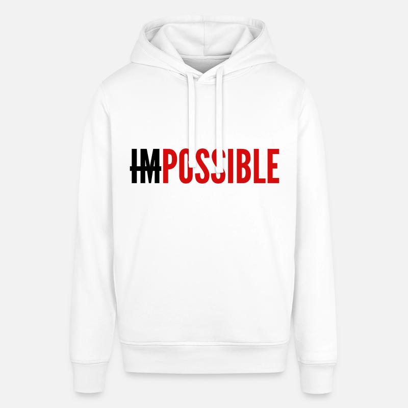 IMPOSSIBLE - POSSIBLE - Sweat à capuche SOUNDER Stanley/Stella Unisexe - blanc