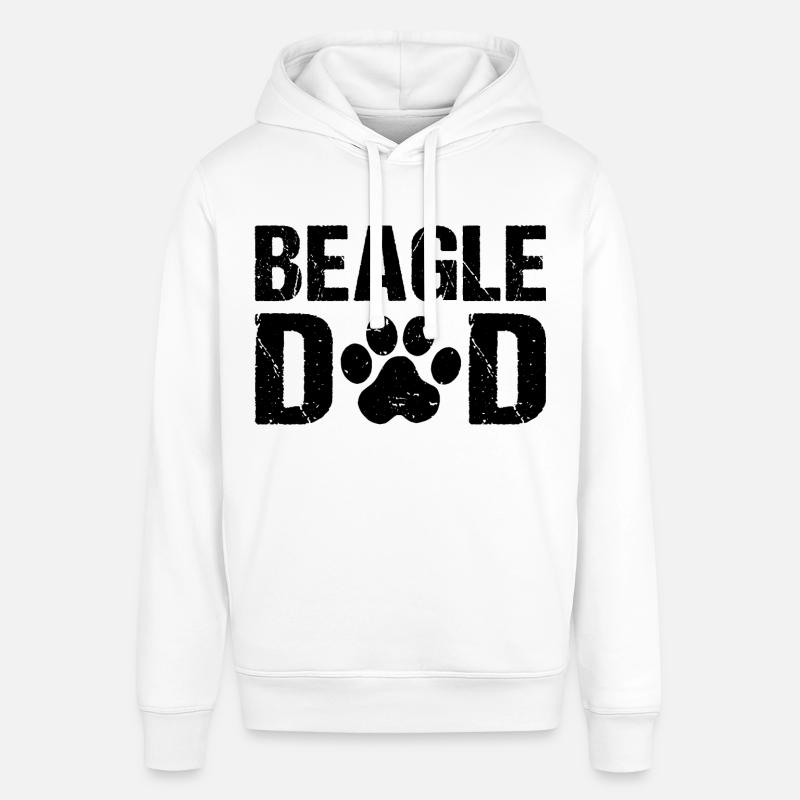 Beagle Papa Beagle Chiens - Sweat à capuche SOUNDER Stanley/Stella Unisexe - blanc