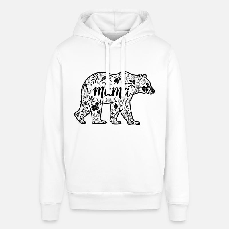 mama bear - maman ourse - Sweat à capuche SOUNDER Stanley/Stella Unisexe - blanc