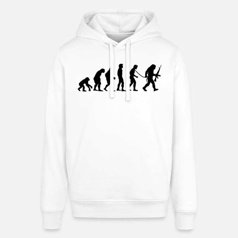 Affen_ (R) évolution - Sweat à capuche SOUNDER Stanley/Stella Unisexe - blanc