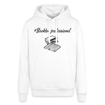 Professionelles Booktok - Stanley/Stella Unisex Hoodie SOUNDER - Weiß - Vorne - Alina (178cm) & Michal (187cm)