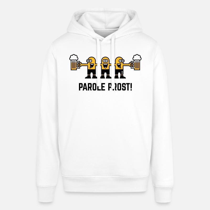 Parole Prost! (Bier / Biertrinker / 3C) - Stanley/Stella Unisex Hoodie SOUNDER - Weiß