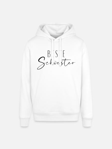 Beste Schwester - Stanley/Stella Unisex Hoodie SOUNDER - Weiß