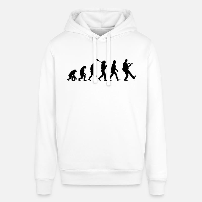 Guitare évolution - Sweat à capuche SOUNDER Stanley/Stella Unisexe - blanc