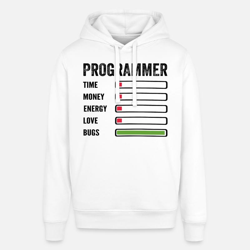 Developer Humor Programmer Coder - Stanley/Stella SOUNDER Unisex Hoodie - white