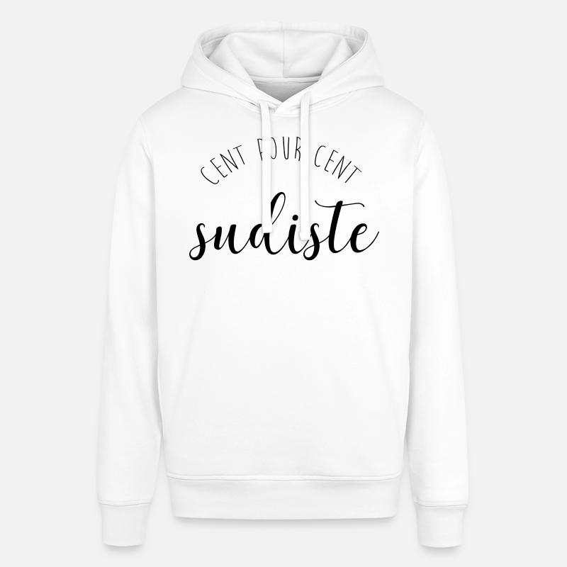 CENT POUR CENT SUDISTE - Sweat à capuche SOUNDER Stanley/Stella Unisexe - blanc