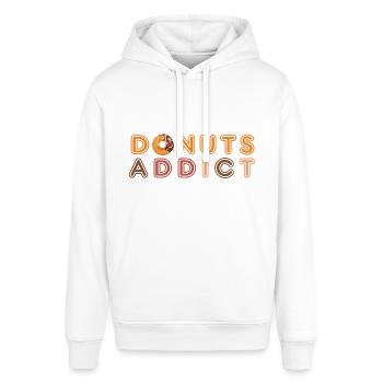 Donuts addict choco beads - Sweat à capuche SOUNDER Stanley/Stella Unisexe - blanc - Devant - Alina (178cm) & Michal (187cm)
