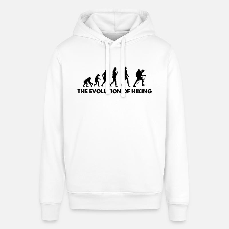 L'évolution de la randonnée - Sweat à capuche SOUNDER Stanley/Stella Unisexe - blanc