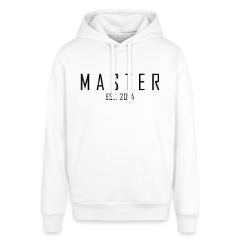Master EST. 2024 - Stanley/Stella Unisex Hoodie SOUNDER - Weiß - Vorne - Alina (178cm) & Michal (187cm)
