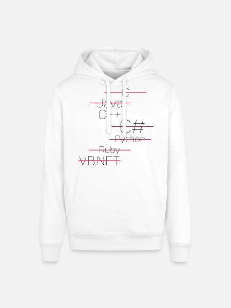C++ - SIMPLE - Stanley/Stella SOUNDER Unisex Hoodie - white