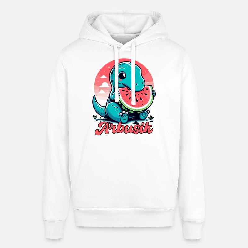 Mignon T-Rex Pastèque Arbusik Cadeau - Sweat à capuche SOUNDER Stanley/Stella Unisexe - blanc