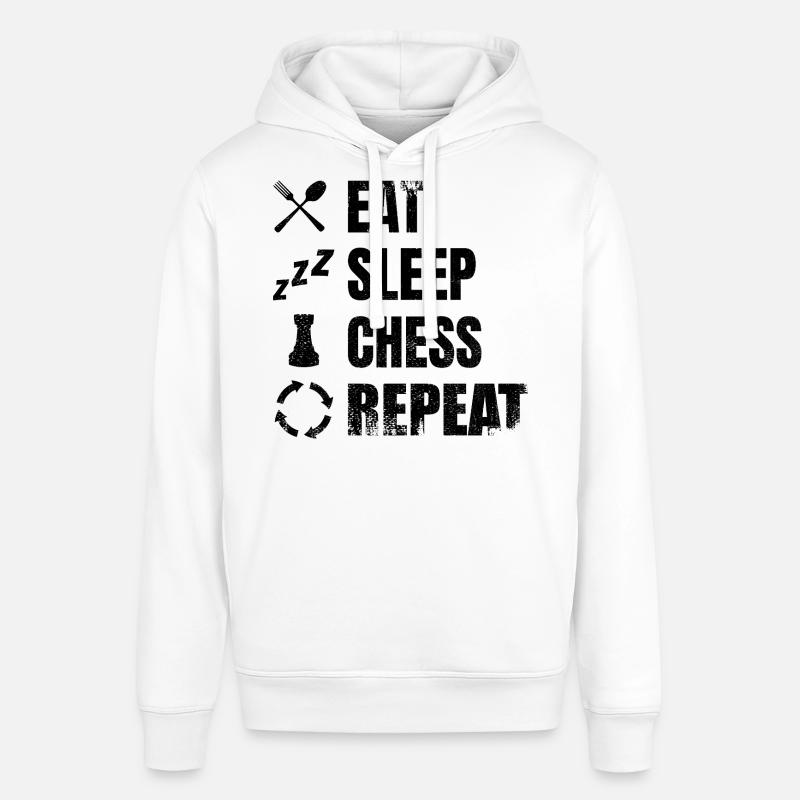Manger, dormir, répéter les échecs - Sweat à capuche SOUNDER Stanley/Stella Unisexe - blanc
