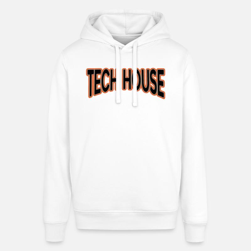 Tech House Techno House Musique - Sweat à capuche SOUNDER Stanley/Stella Unisexe - blanc