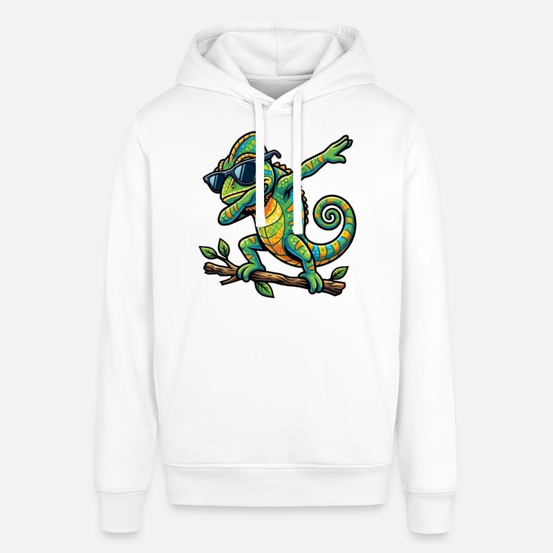 Escarpage du Caméléon - Sweat à capuche SOUNDER Stanley/Stella Unisexe - blanc
