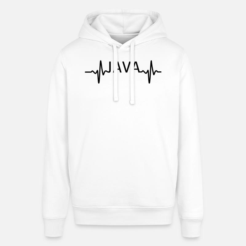 Heartbeat JAVA - Sweat à capuche SOUNDER Stanley/Stella Unisexe - blanc