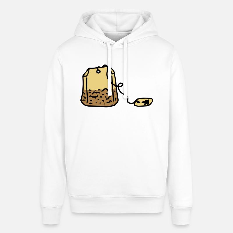 Tee Teebeutel Teetrinker Tea time - Stanley/Stella Unisex Hoodie SOUNDER - Weiß