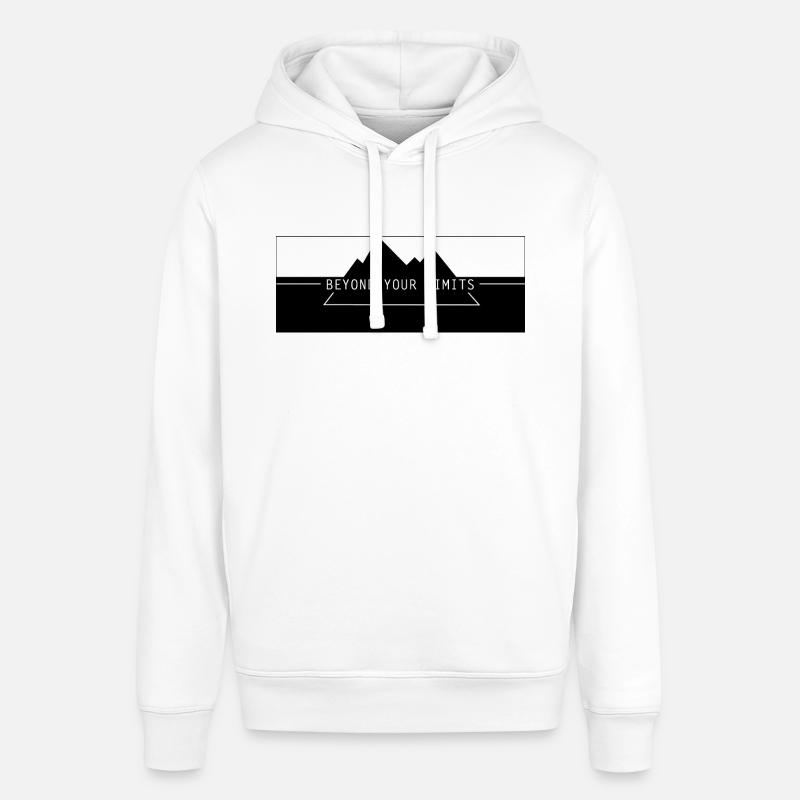 Au-delà de vos limites - Sweat à capuche SOUNDER Stanley/Stella Unisexe - blanc