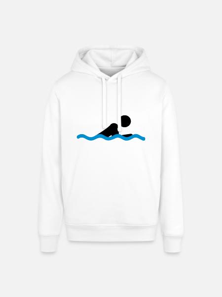 Brustschwimmen - Stanley/Stella Unisex Hoodie SOUNDER - Weiß