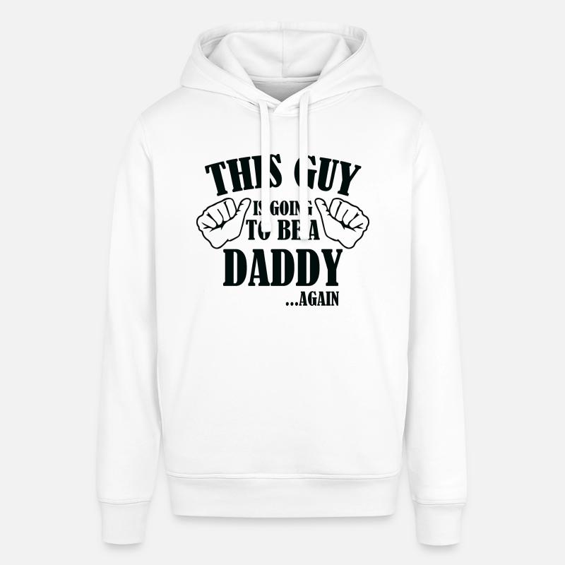 Dieser Typ wird ein Papa sein ... Wieder - Stanley/Stella Unisex Hoodie SOUNDER - Weiß