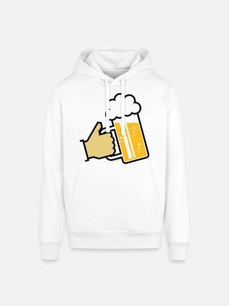 XBayerischer Gruß (L3) - Stanley/Stella Unisex Hoodie SOUNDER - Weiß