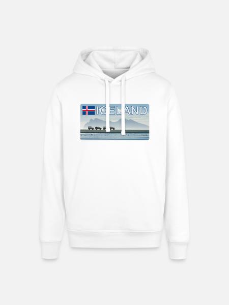 HUH! Freedom #11 (Full Donation) - Stanley/Stella Unisex Hoodie SOUNDER - Weiß