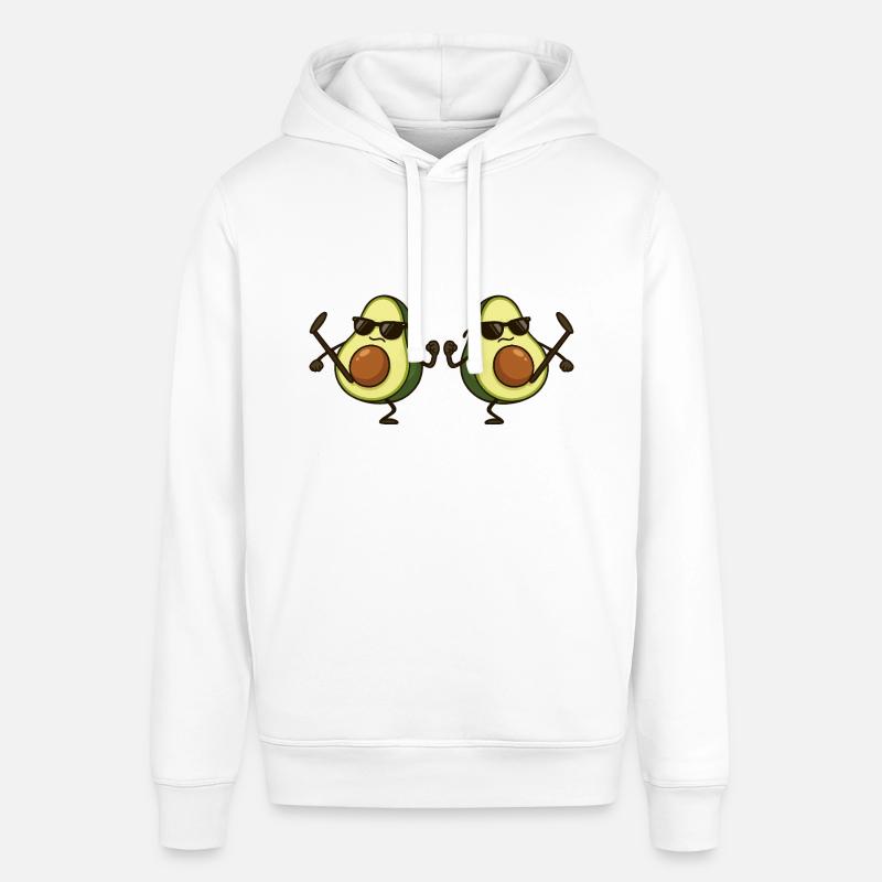 Avocado Karate 2 - Stanley/Stella SOUNDER Unisex Hoodie - white
