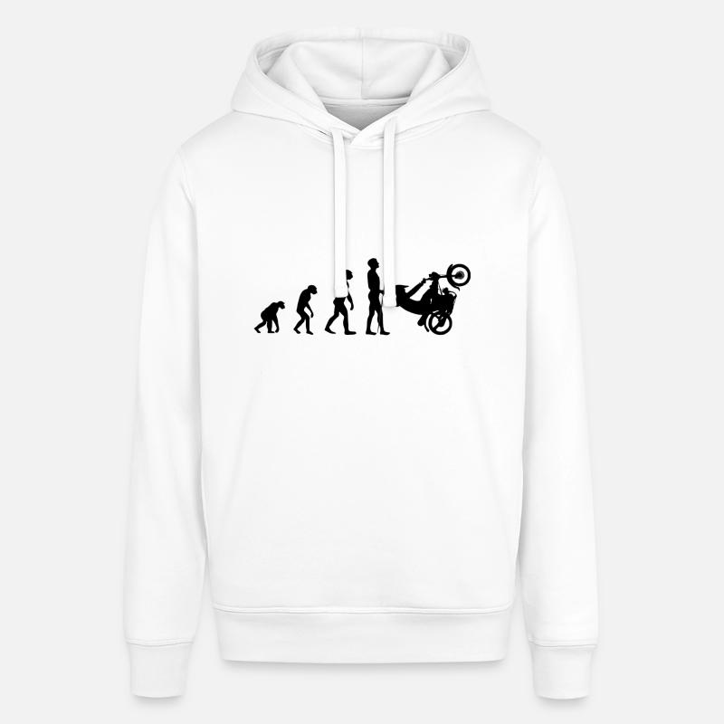Evolution Simme-Fahrer - Stanley/Stella Unisex Hoodie SOUNDER - Weiß
