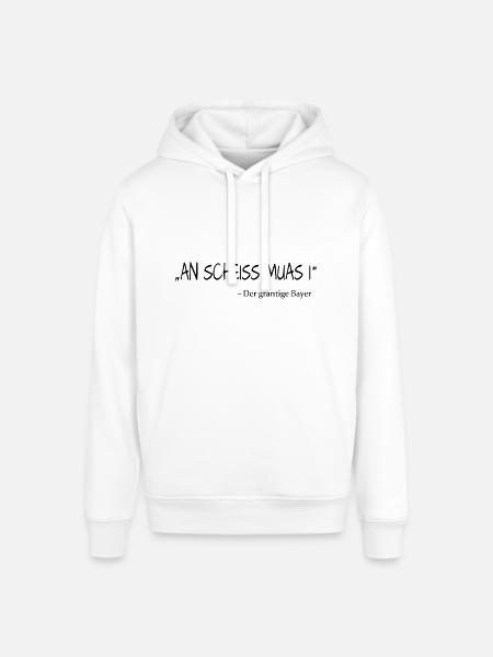 An Scheiss muasi - Stanley/Stella Unisex Hoodie SOUNDER - Weiß