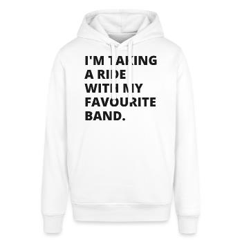 Quote #1 - Stanley/Stella Unisex Hoodie SOUNDER - Weiß - Vorne - Alina (178cm) & Michal (187cm)
