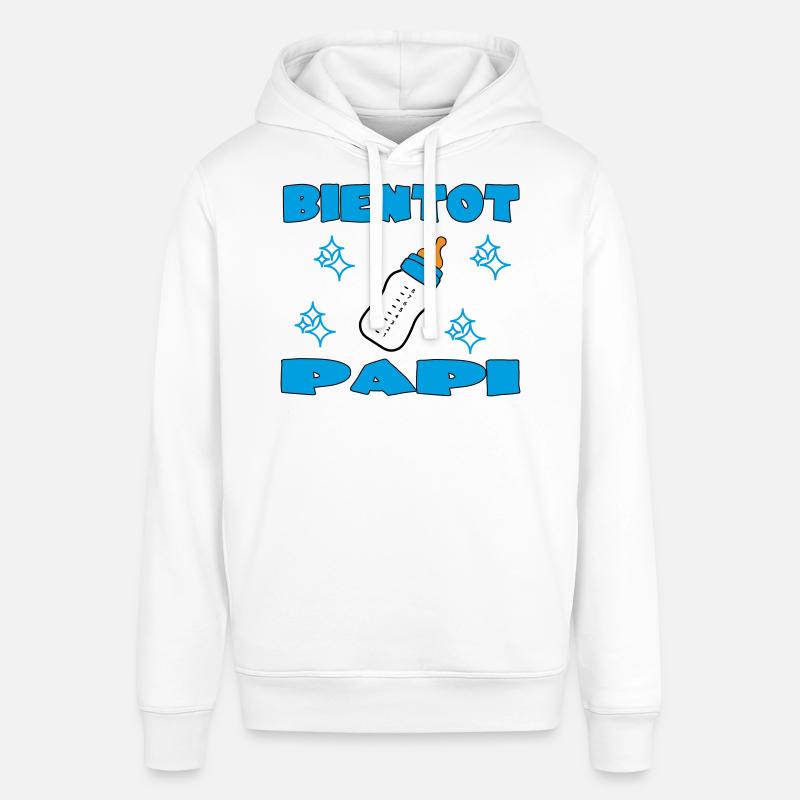 BIENTOT PAPI - Sweat à capuche SOUNDER Stanley/Stella Unisexe - blanc