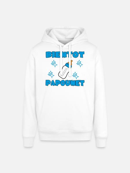 SOON DADDY - Stanley/Stella SOUNDER Unisex Hoodie - white