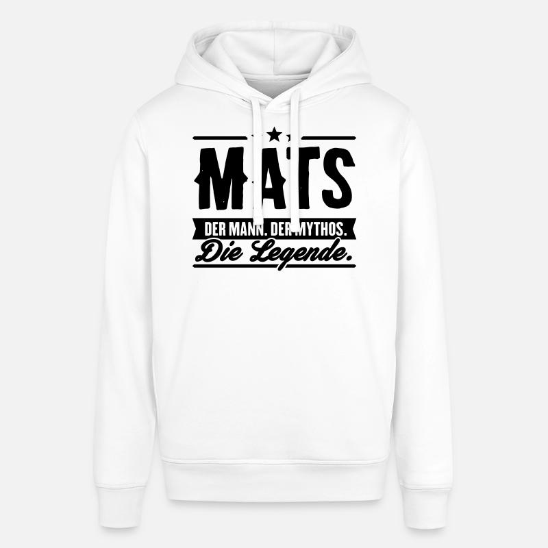 Man Myth Legend Mats - Sweat à capuche SOUNDER Stanley/Stella Unisexe - blanc