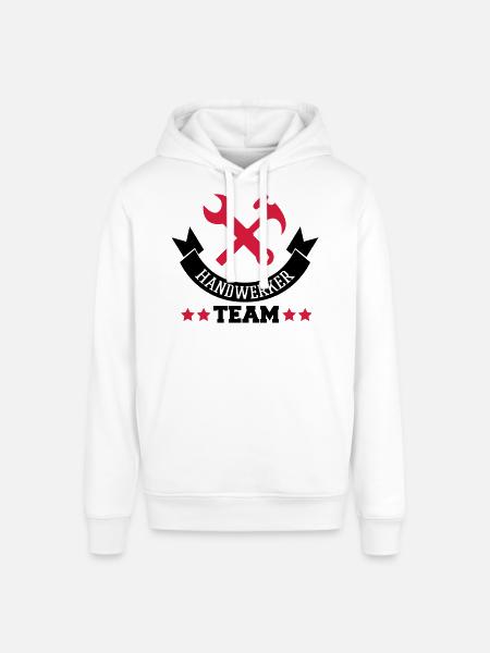 handwerker_team_2 - Stanley/Stella Unisex Hoodie SOUNDER - Weiß