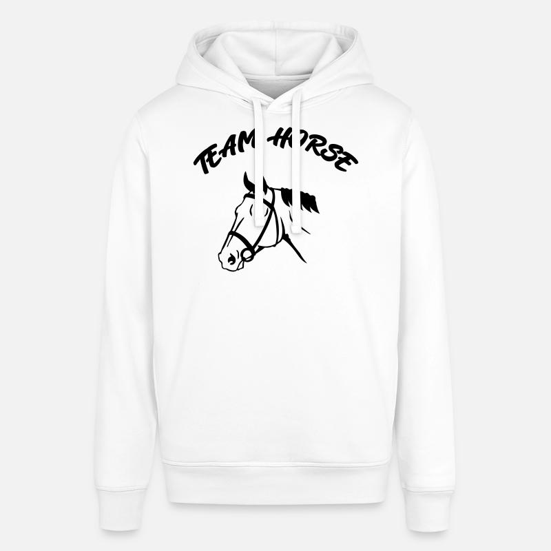 Cheval d’équipe - Sweat à capuche SOUNDER Stanley/Stella Unisexe - blanc