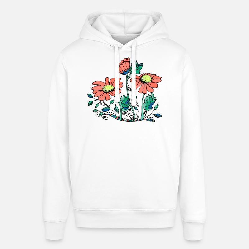 Fleur - Sweat à capuche SOUNDER Stanley/Stella Unisexe - blanc